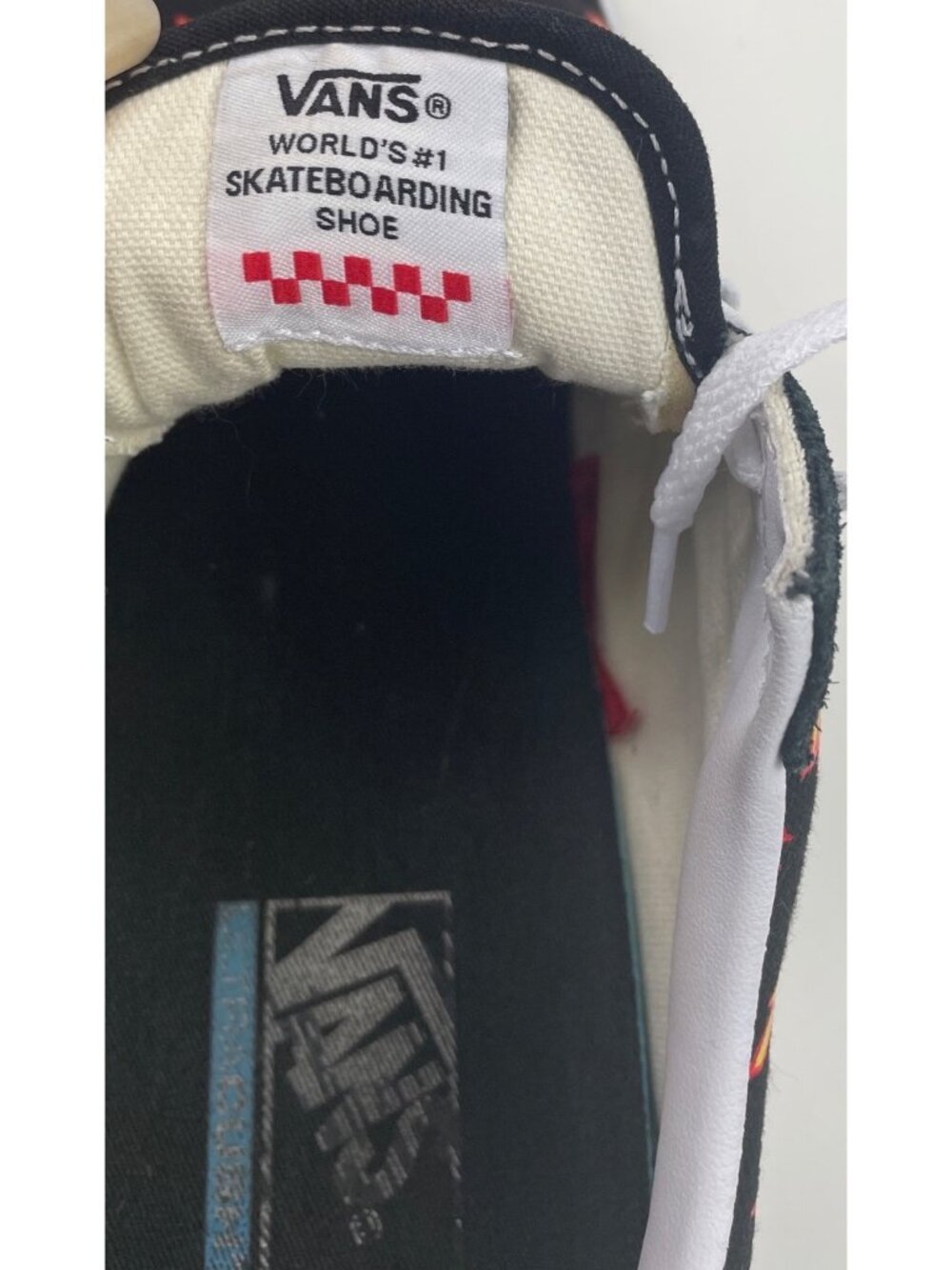 Vans x Thrasher Skate Old School Shoes Black Multi Logo Men’s Size 10 - Picture 12 of 13